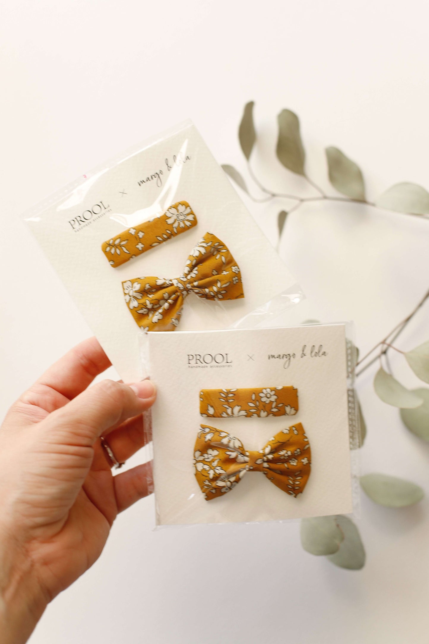 PROOL x margo&lola - mala mašnica i šnalica na klik - Maja