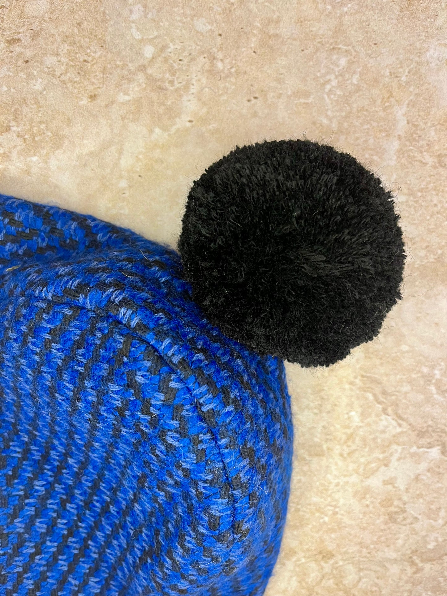 Kapa za odrasle sa gombom - plava