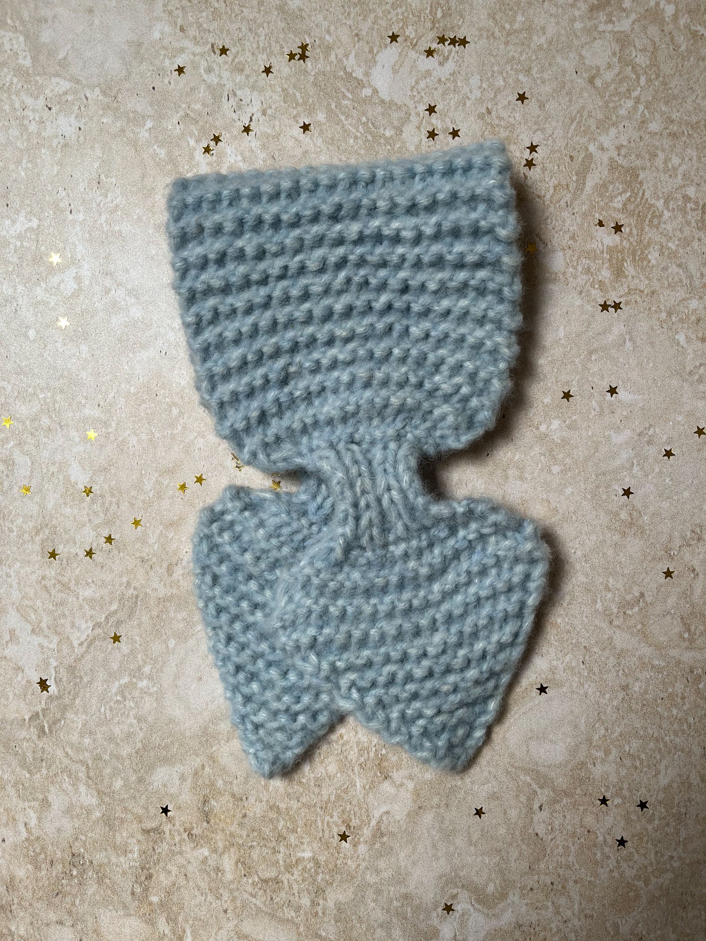 Plavi šal od mekane vune